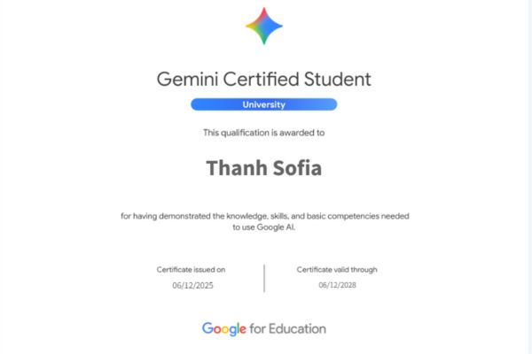 Hướng dẫn thi chứng chỉ Gemini Google miễn phí và Đáp án 16 Cách nhận chứng chỉ Gemini miễn phí