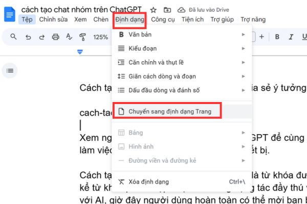 How to add Watermark to Google Docs to protect copyright