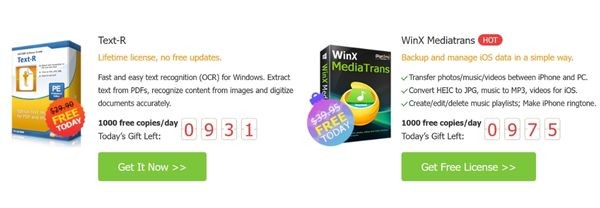 Mỗi ngày, nhà phát hành chỉ tung ra đúng 1.000 bản miễn phí