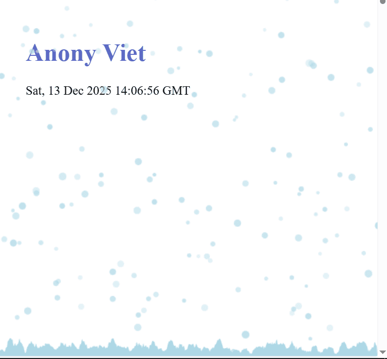 Chia sẻ Code tuyết rơi cho Website đón Giáng Sinh 8 code tuyet roi ngung dong chan trang