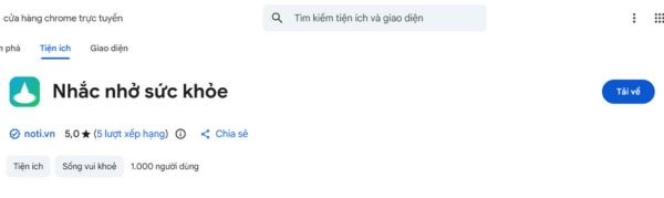 Cách cài extension nhắc nhở uống nước cho dân văn phòng 8 Cài extension Nhắc nhở sức khỏe