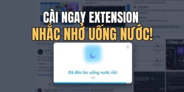 Cách cài extension nhắc nhở uống nước cho dân văn phòng 15