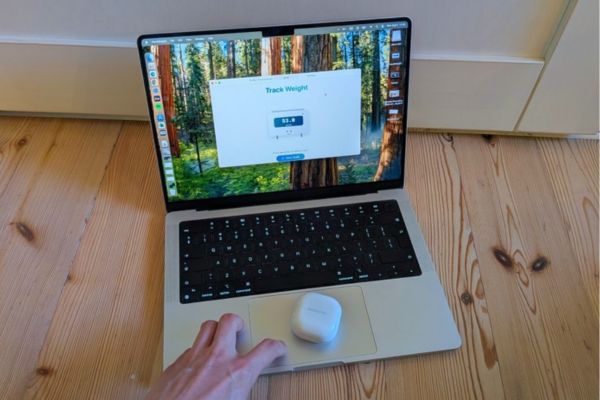 Thao tác cân vật phẩm đúng cách