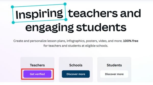 Hướng dẫn nâng cấp Canva Education miễn phí mới nhất 30 Nhấn nút Get Verified