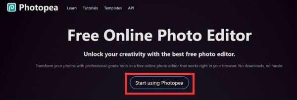 Hướng dẫn nâng cấp Canva Education miễn phí mới nhất 24 Chọn "Start using Photopea"