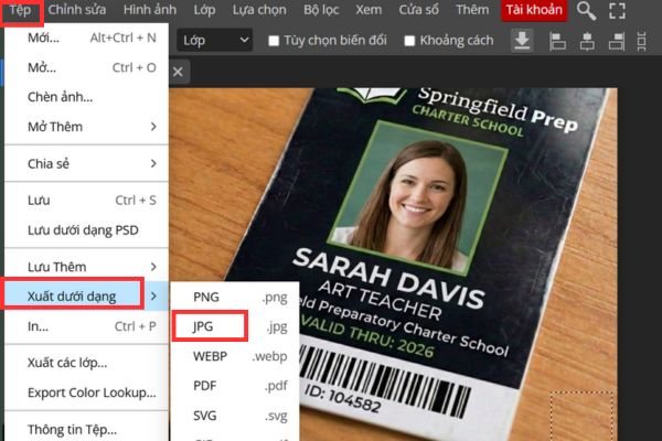 Hướng dẫn nâng cấp Canva Education miễn phí mới nhất 28 Lưu file ảnh