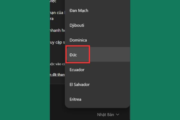 Hướng dẫn nhận ChatGPT Plus miễn phí 1 tháng thành công 100% 15 Chọn "Đức"