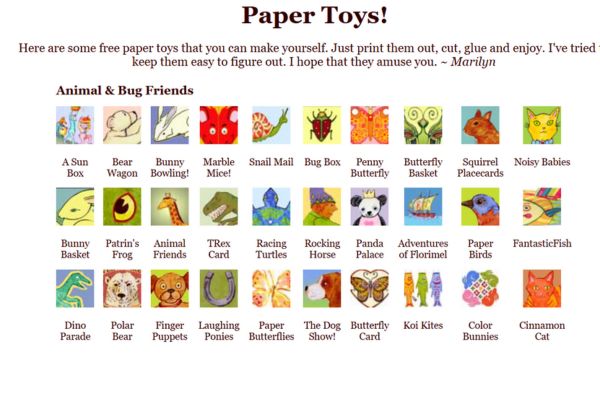 Khám phá trang web tải mô hình giấy Papercraft: The ToyMaker