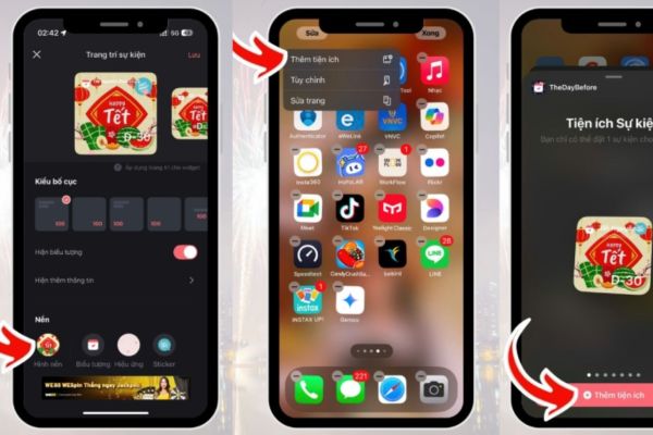 Hướng dẫn cài Widget Countdown Tết 2026 cho điện thoại 8 Bí kíp cài Widget Countdown Tết 2026 cho điện thoại