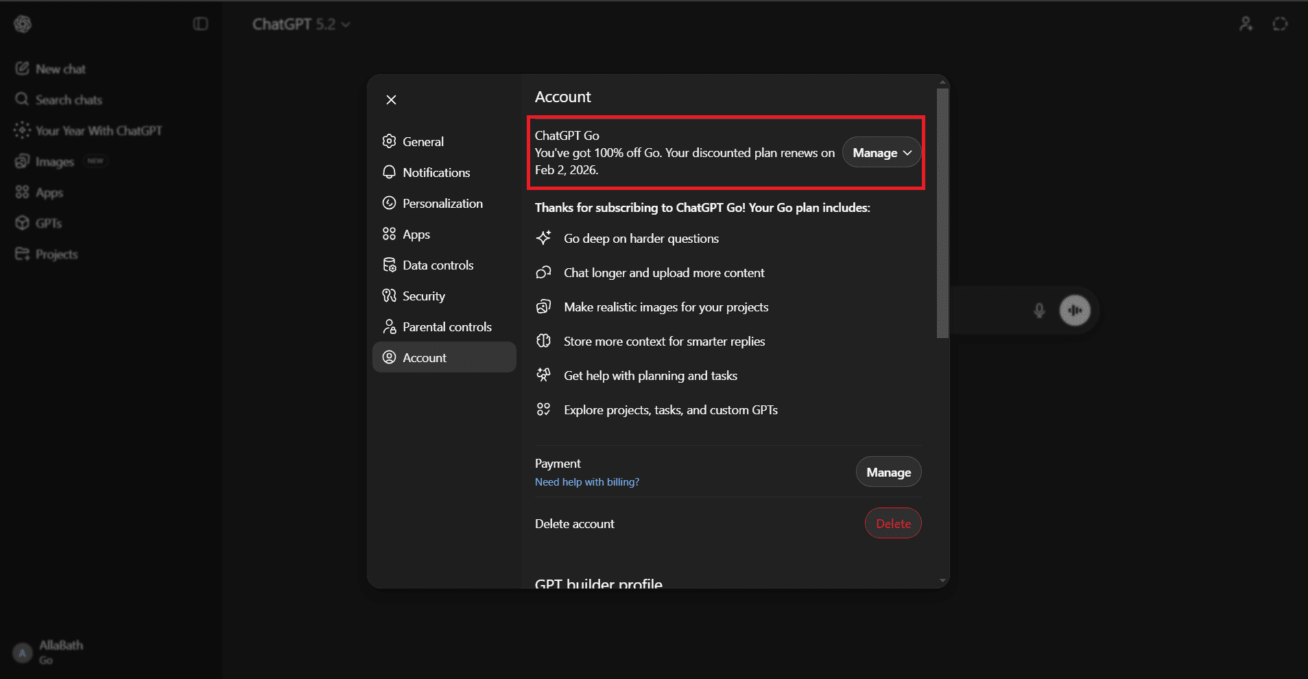 Hướng dẫn nhận ChatGPT Go 1 năm miễn phí bằng thẻ MasterCard Ấn Độ 14 7.png