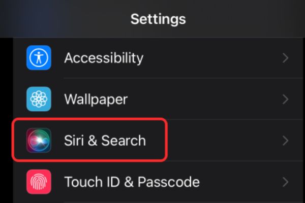 Tìm Siri & Search