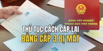 cách cấp lại bằng cấp 3 bị mất