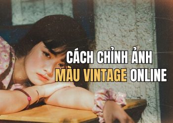 cách chỉnh ảnh màu vintage online
