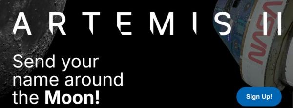 Hướng dẫn cách đăng ký tên lên Mặt Trăng cùng NASA miễn phí 7 Nhấn vào nút Sign up