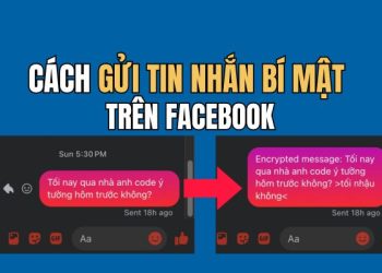 cách gửi tin nhắn bí mật trên Facebook