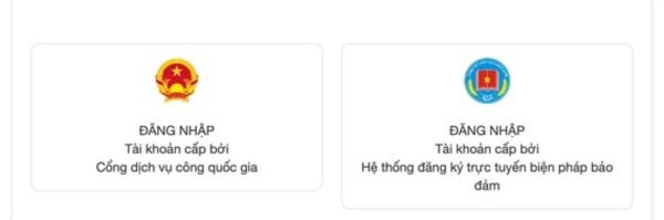 Cách kiểm tra nhà đất có bị thế chấp online cực đơn giản 8 Chọn Đăng nhập bằng tài khoản cấp bởi Cổng dịch vụ công quốc gia