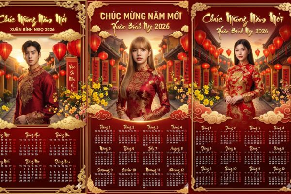 Cách làm lịch Tết bằng ảnh chính mình: Độc, lạ và hoàn toàn miễn phí 13 Cách làm lịch Tết bằng ảnh chính mình