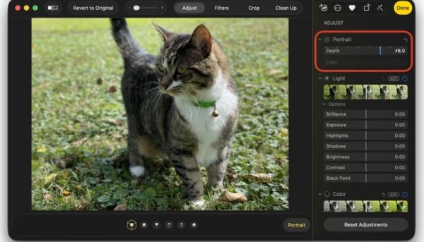 Kéo thanh trượt Độ sâu