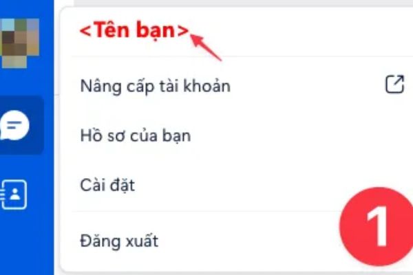 Cách làm mờ tin nhắn trên Zalo web