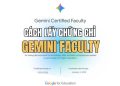 cách lấy chứng chỉ Gemini Faculty