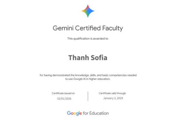 Hướng dẫn cách lấy chứng chỉ Gemini Faculty