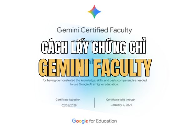 Instructions on how to get Gemini Faculty certificate
