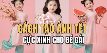 cách tạo ảnh Tết tông hồng pastel