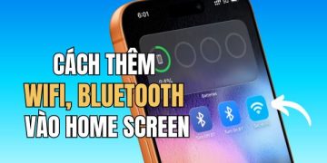 cách thêm nút WiFi Bluetooth vào màn hình chính