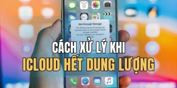 iCloud iPhone bị hết dung lượng