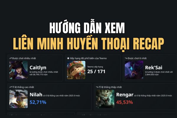 Instructions for viewing League of Legends recap with full hidden stats