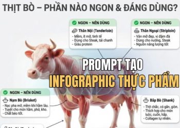 prompt tạo Infographic thực phẩm