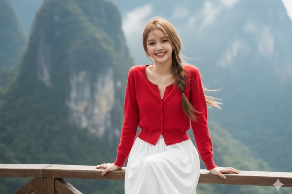 Concept 5: Ngồi thư thái bên lan can gỗ