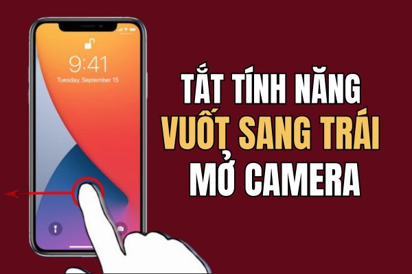 The secret to turning off the swipe left feature to open the camera on iPhone The secret to turning off the swipe left feature to open the camera on iPhone