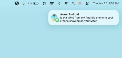 Nhờ người thân gửi thử một tin nhắn SMS hoặc RCS.