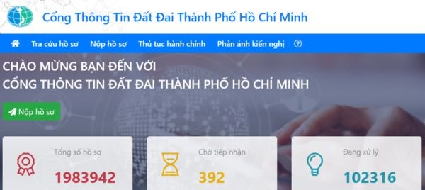 Cách 3: Tra cứu qua hệ thống dữ liệu đất đai MPLIS