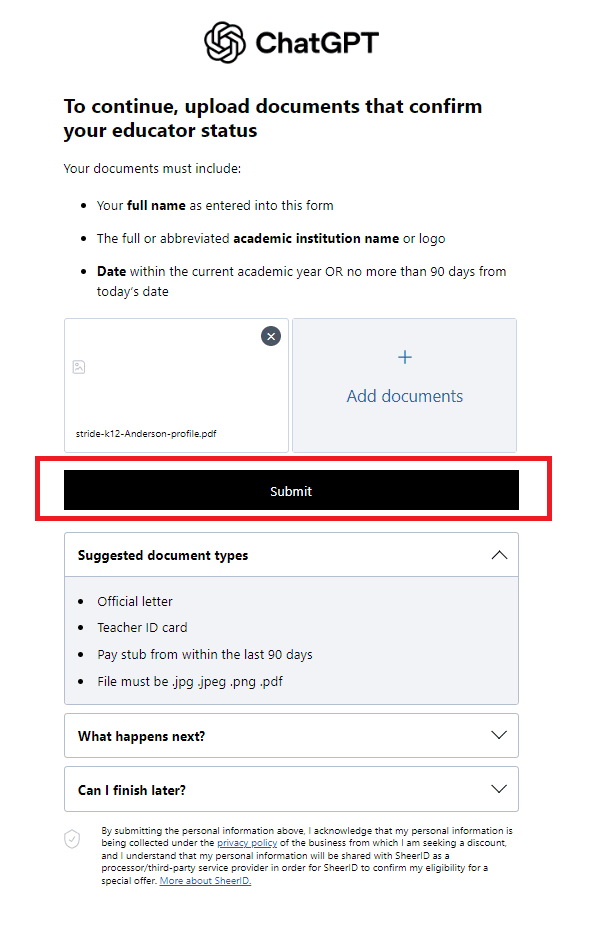 Cách nhận ChatGPT K-12 Teacher miễn phí 6