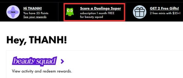 Cách nhận ưu đãi 1 tháng Super Duolingo miễn phí 15 Bấm vào mục Score a Duolingo Super