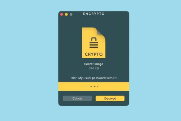 Nhập mật khẩu và chọn Decrypt