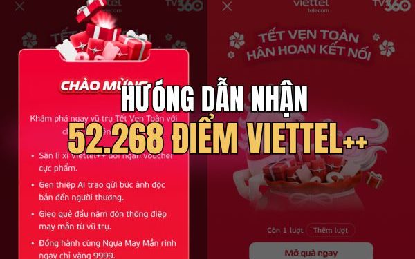 cách nhận điểm Viettel dịp Tết 2026