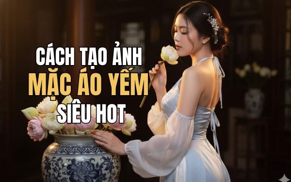 cách tạo ảnh mặc áo yếm