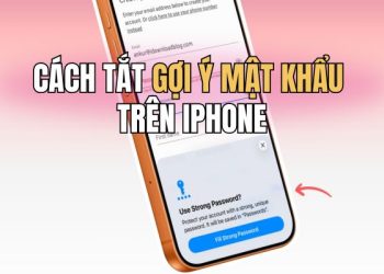 cách tắt gợi ý mật khẩu trên iPhone