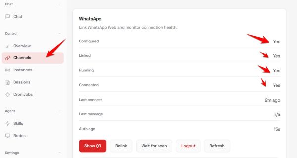 cau hinh channel openclaw