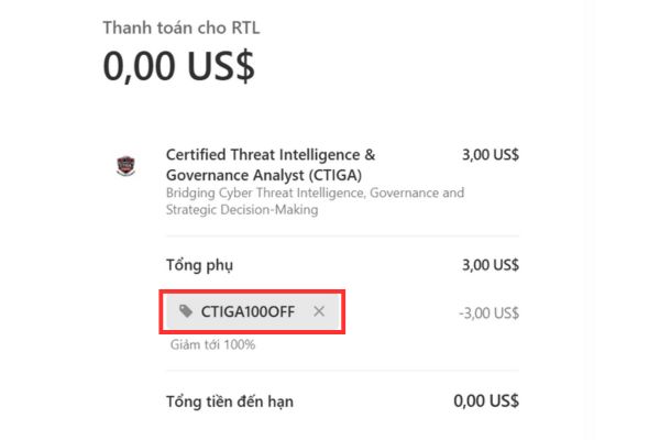 Nhập mã CTIGA100OFF