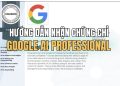 chứng chỉ Google AI Professional