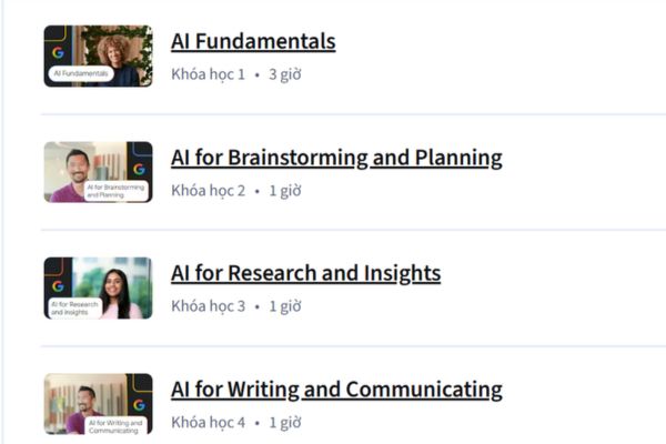 Lộ trình 7 học phần giúp bạn làm chủ AI