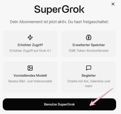 Cách Nhận Grok AI Miễn Phí 7 Ngày 16 Kích hoạt thành công Grok Premium miễn phí