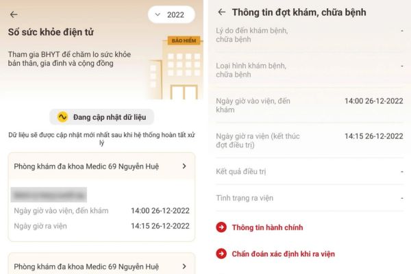 Instructions for looking up prescriptions on VNeID