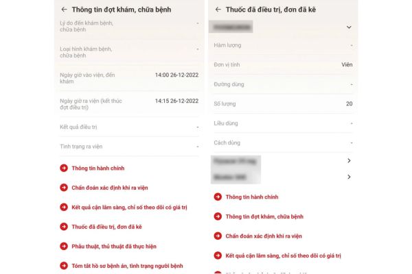 Select the item "Medicines have been treated, prescriptions have been prescribed"