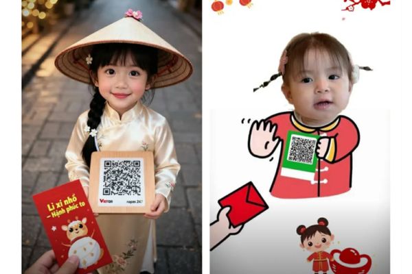Hướng dẫn tạo ảnh cầm mã QR nhận lì xì siêu cute đón Tết 14 Lưu ý để quá trình tạo ảnh mượt mà