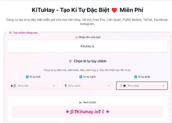 Kí tự đặc biệt là gì? Tìm hiểu từ A đến Z về hot trend Gen Z và Gamer 9